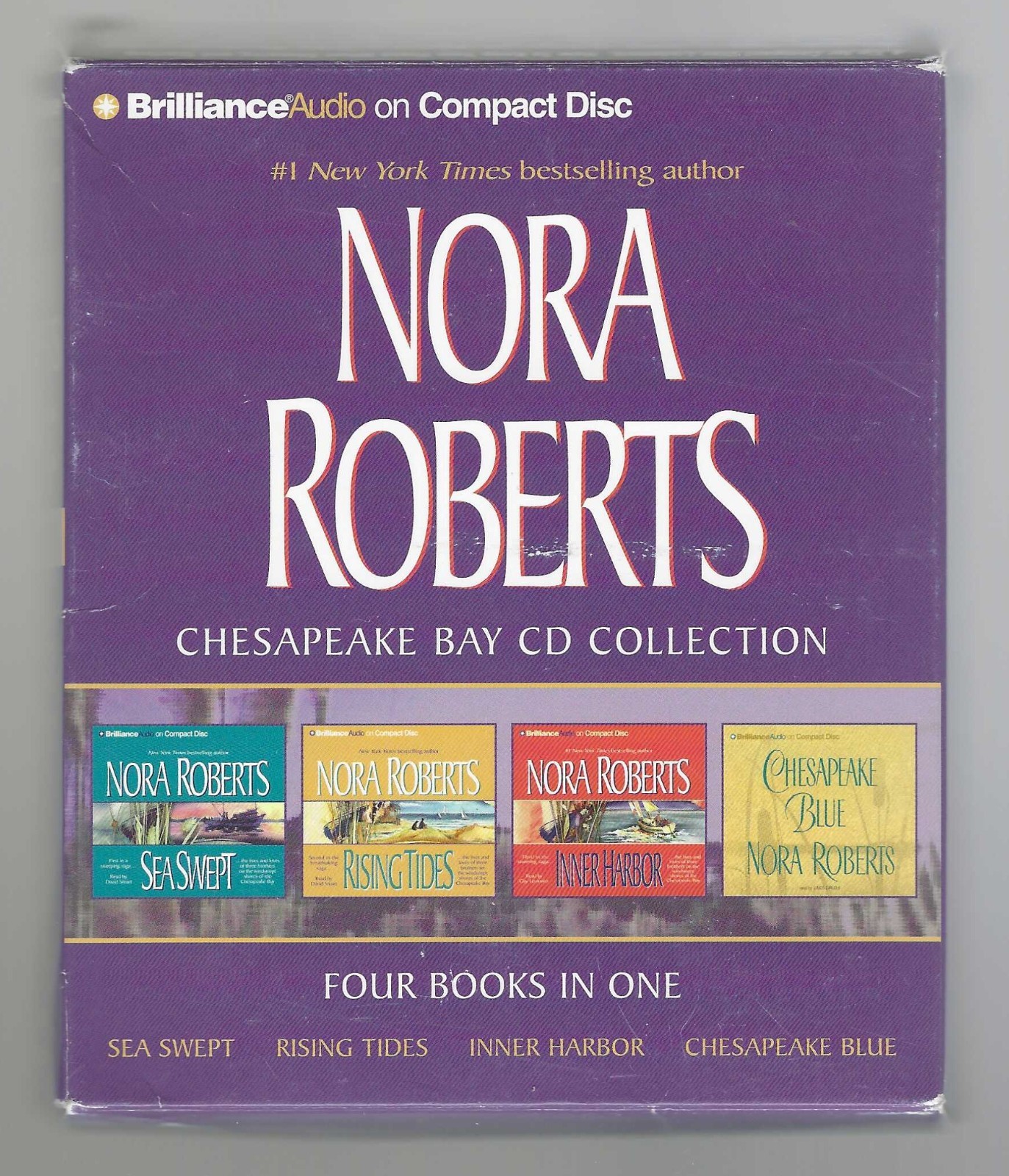 CHESAPEAKE BAY CD COLLECTION by NORA ROBERTS ~ ABRIDGED ~ 14 CDs ~ VERY GOOD