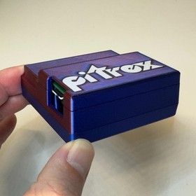 PiTrex Vectrex 3D Printed Cartridge Case with SD Card Slot [BLUE/MAROON]