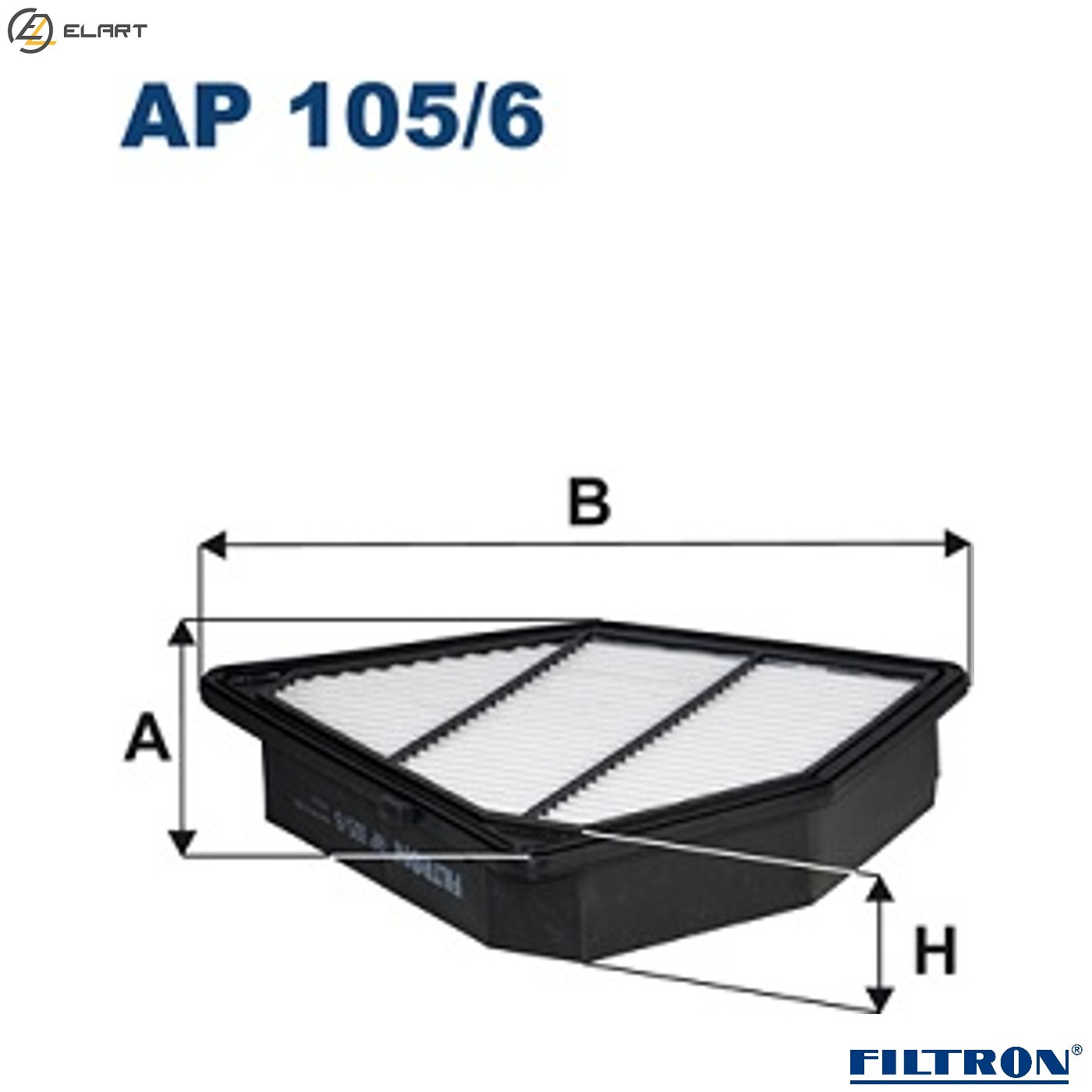 AIR FILTER AP 105/6 FOR HONDA CR-V/IV/SUV N16A4/N16A1 1.6L 4cyl CR-V IV