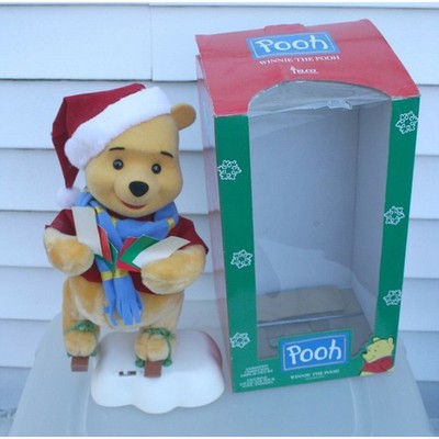 Winnie the Pooh Christmas Tags Telco Motions 16'' Animated Motion Figure