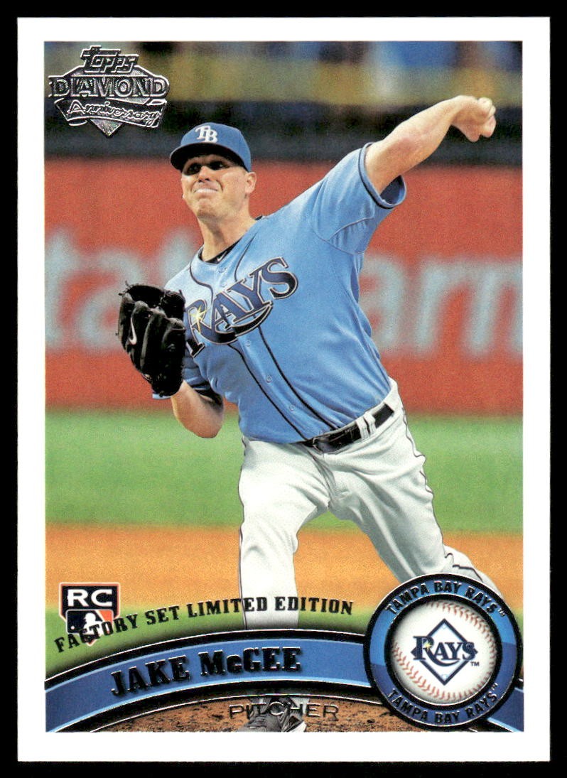 2011 Topps #268 Jake McGee Diamond Anniversary Limited Edition