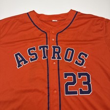 Houston Astros MLB Michael Brantley #23 Orange MLB Baseball Jersey Men’s XL SGA