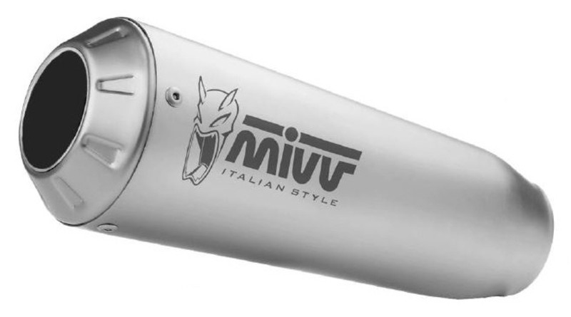 Silencieux MIVV universel X-M1 droit pour optimiser les performances moto
