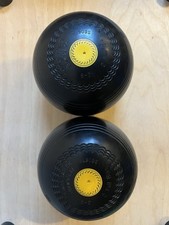 Two High Density Triple Crown Bowls 2 Full Bias Lawn Bowls