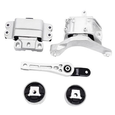 QRYIPPDM Engine Motor and Transmission Mount Kit 2005-2018 Jetta 2.5L L5