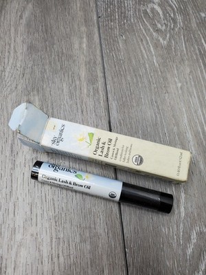 Sky Organics Lash & Brow Oil 0.40oz Castor Moringa Blend USDA Organic