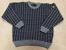 Top Zustand Devold Pullover dunkelblau und weiß Größe M/50