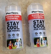 Perfect: Cooling Towel Blue Stay Cool For Hours Lot of 2 NEW 