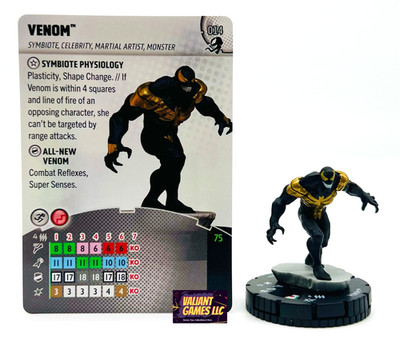 Marvel Heroclix Venom #014 w/ Card Venom Set