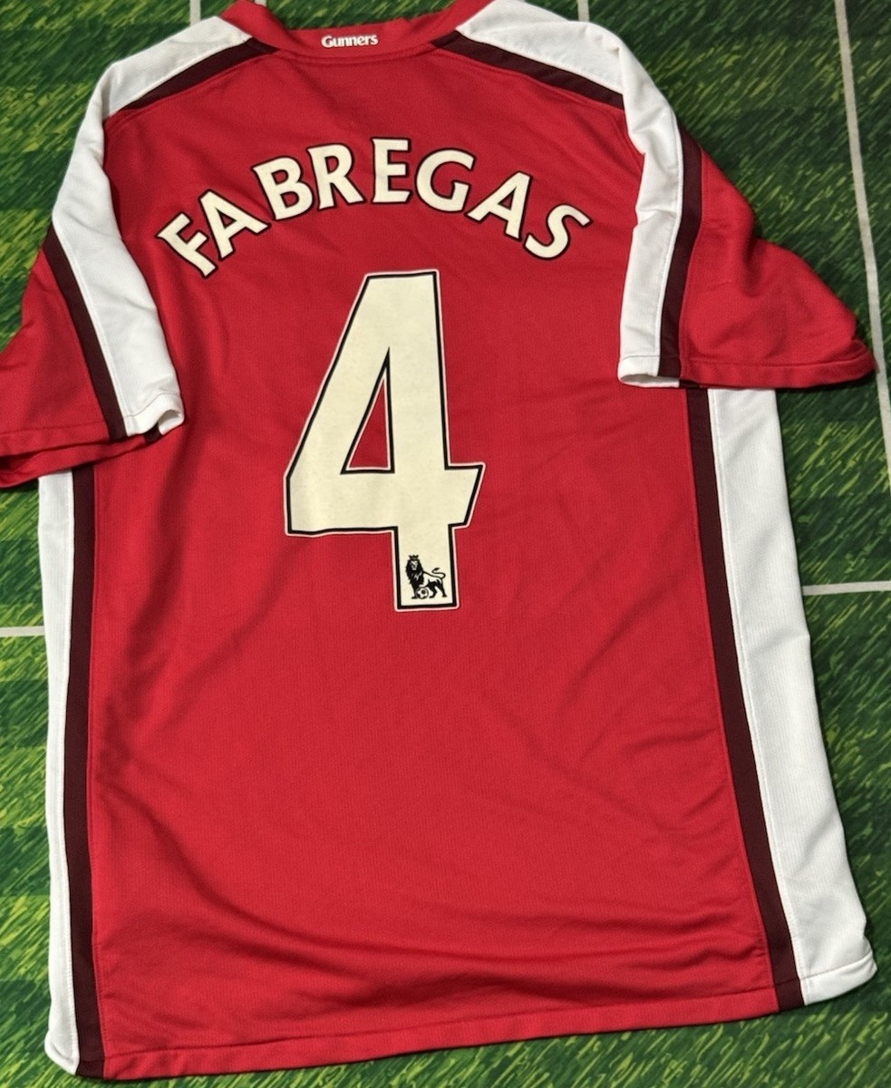 ARSENAL FABREGAS 2006-2007 MEDIUM JERSEY 287535-614 Felt Name