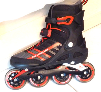Inline Skates Rollerblade Macroblade 80 ABT Black/rot