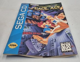 SPACE ACE SEGA CD GAME CIB COMPLETE WITH CASE & MANUAL NO REGISTRATION DON BLUTH
