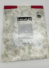 VTG Fitting Image Pantyhose Size D Ivory Control Top Sandalfoot NOS