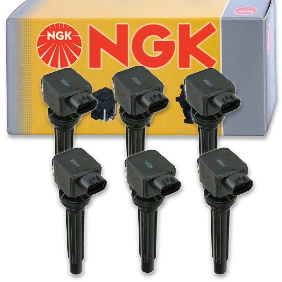 6 pc NGK 48746 U5203 Ignition Coils for UF562 UF-562 IC642 E1062 921-2131 ng