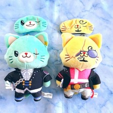 One Piece with CAT cat stuffed toy RED Zoro Sanji 2-piece set