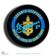 Natalie Spooner Toronto Sceptres PWHL Autographed Puck Official Game Puck