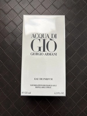 Giorgio Armani Acqua Di Gio Men Eau de Parfum Spray 4.2oz 125ML Sealed