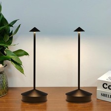 Rechargeable Cordless Table Lamp set of 2, 6000mAh Battery Operated Desk Lamp...