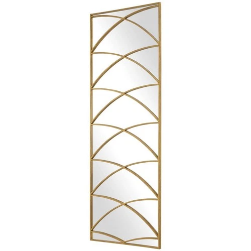 Uttermost 08320 Crossed Up 70 X 25 inch Antique Gold Full Length Mirror - Picture 2 of 6