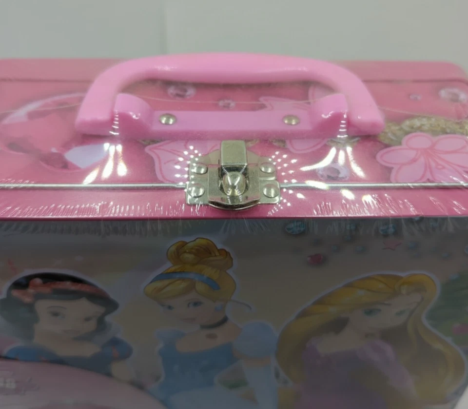 Rompecabezas de 48 piezas Princesa Disney Fiambrera de hojalata Cenicienta Blancanieves NUEVO Foto 4 de 4