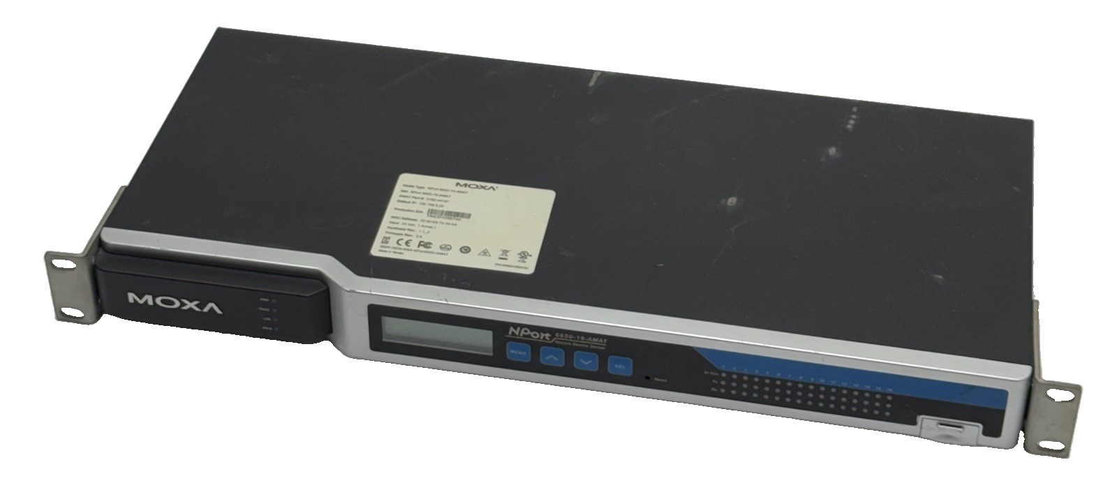 Moxa NPort 6650-16-AMAT 16 Port Terminal Server 0190-44197