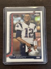 2025 Topps Chrome Tom Brady #401 White Refractor Variation 11/30 READ DESCRIPT!