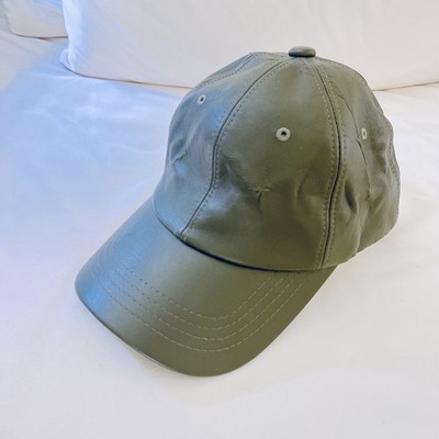 Millitage Leather Baseball Cap   Excellent Condition - Made in Korea