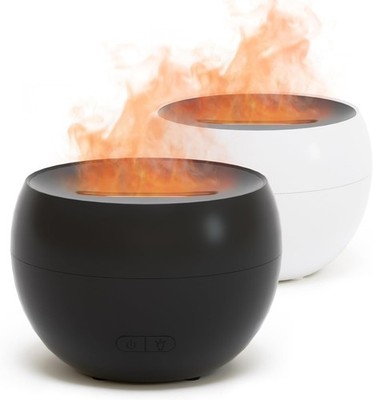 SALKING 2ER Aroma Diffuser Flammeneffekt, 150ML Aromatherapie Diffusor für