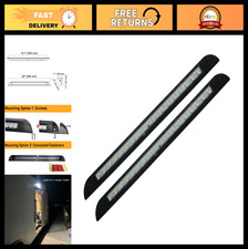 20" LED RV Awning Light Fixture, 6000K Cool White, 12V/24V, Low Amp Draw, 2-Pack