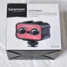 Saramonic SR AX100 2 Channel Audio Adapter for DSLR Cameras Camcorders