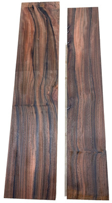 Nicely figured Malaysian Blackwood boards, amazing figure and color!! 13026-6