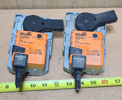 Lot of 2Belimo SR230A -665-VI  Actuators