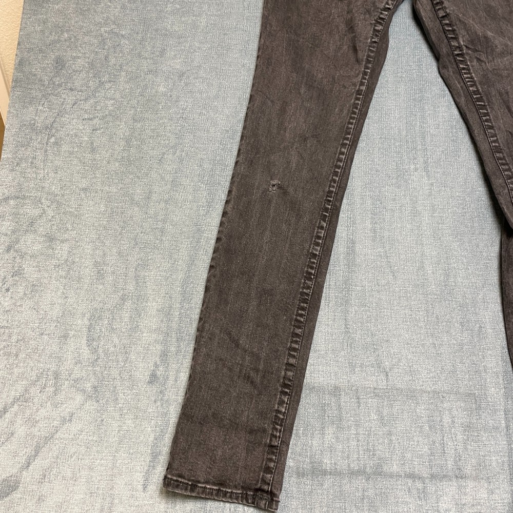 True Religion World Tour Jeans Mens 31 Black Denim Logo Flap Pockets Streetwear thumbnail 3