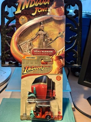 INDIANA JONES KONVOLUT HASBRO UGHA WARRIOR + MATCHBOX MBX TANGIERS TUK TUK NEU