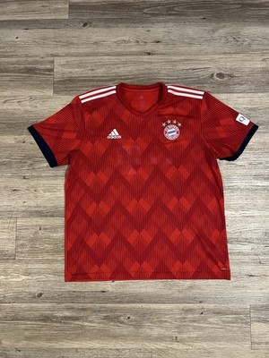 FC Bayern Munchen 2018/19 Adidas Soccer Jersey Youth Large Munich
