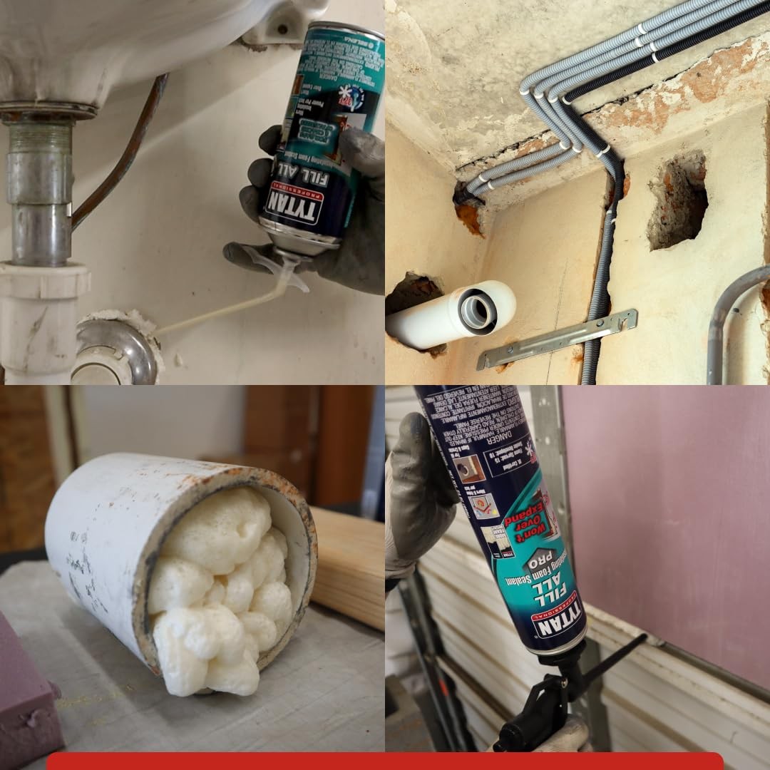 Sealant Spray, Waterproof and Air Tight Liquid Rubber Spray Seals, Prevents a...