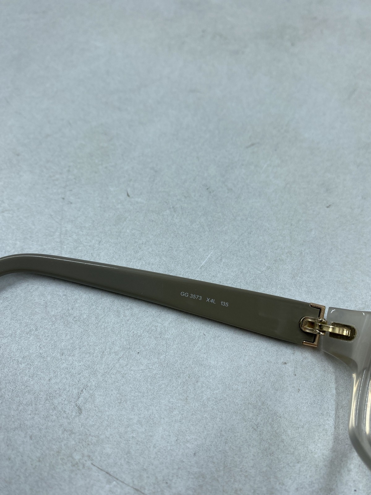 Gucci GG Clear Pattern Rectangle Eyewear Glasses - image 6