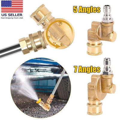 #ad High Pressure Washer Nozzle Tips Wand Pivot Coupler Gun Power Spray Kit Connect $20.79