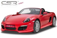 Front Ansatz Spoiler Schwert Diffusor Lippe Tuning für Porsche Boxster 981 FA204