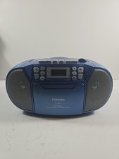 Toshiba TY-CKM39 Portable CD Radio Cas Recorder Boombox MP3 FM/AM Stereo Read