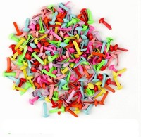 Mini Brads,200 StüCk Musterklammern Bunte Brads Farbige Brad Runde Brads