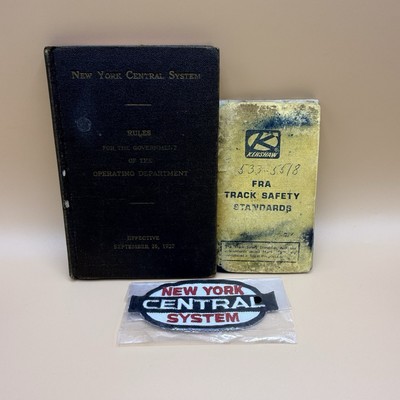 New York Central System Rules For Government of The Operating Department 1937 + Extras