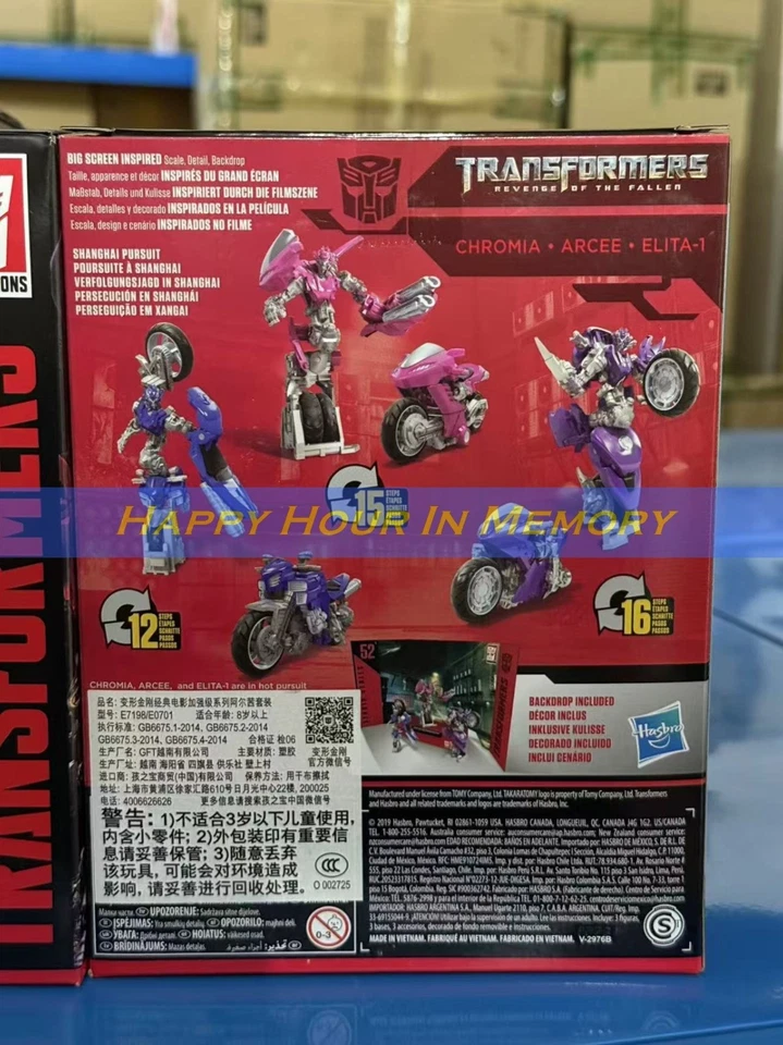 Hasbro / Takara Transformers Movie Studio Series SS52 Arcee Chromia Elita-1 NEW - Image 2 of 4