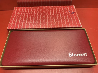 Machinist Tool Starrett New 2-12'' Inside Micrometer Case Only 124BZZ
