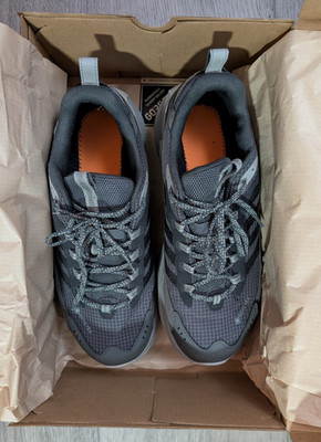 Merrell Moab Speed 2 GORE-TEX Men's Hiking Shoes Asphalt Size 10 Wide J037515WZ