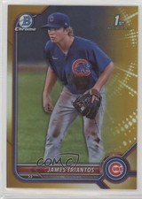 2022 Bowman Chrome Prospects Gold Refractor 49/50 James Triantos #BCP-208 w5p