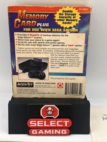 Sega Saturn Memory Card Plus Interact 8MB Direct Save New