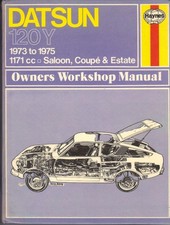 DATSUN 120Y SALOON,HATCHBACK COUPE,ESTATE,B-210 HAYNES MANUAL 1973-1975