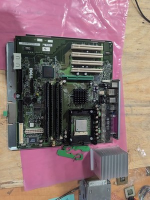 Dell CN-0Y1057 Motherboard Computer Board + CPU, Ram Heatsink Read*** See Pics**