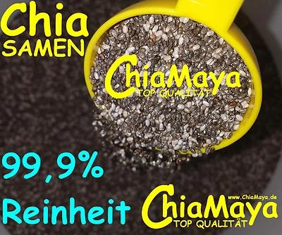 Chia Samen 1-5kg Chiasamen Nahrungsergänzung Ballaststoffe Eiweiß vegan Low Carb